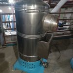بخاری باغی نفتی و گازوییلی 15 ساده باغی و کارگاهی درجه 1