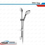 علم دوش فیروزه مدل یونیکا تک کاره کروم