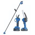 ست باغبانی ست اره و قیچی شارژی 20 ولت با میله رابط 2.5 متری و کیف ویوارکس مدل VR3206-PR درجه یک